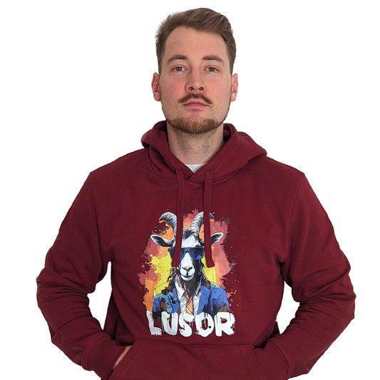 Lusor Hoodie burgundy